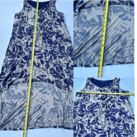 Kensie Hi-Low Summer Sleeveless Dress - Picture 2 of 3